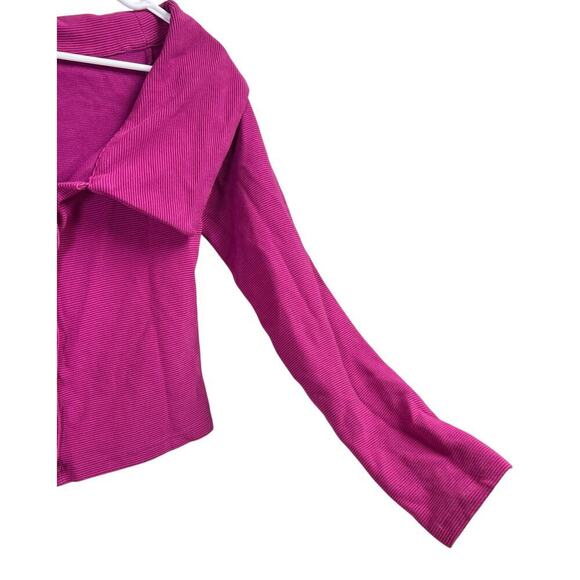 Anthropologie Maeve Button Up Blouse Off the Shoulder Small - Picture 5 of 11